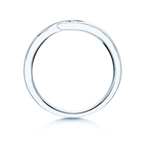Spannring Twist in Silber 925/- mit Diamant 0,10ct G/SI