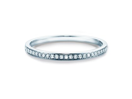 Eternityring Alliance in Platin 950/- mit Diamanten 0,125ct