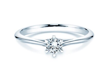 Ring Heaven 6 in 9K Weißgold mit Labordiamant 0,25ct