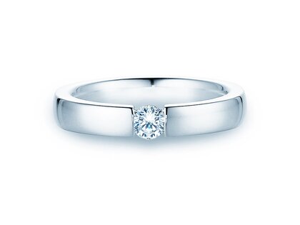 Spannring Infinity in Silber