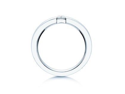 Spannring Infinity in Silber