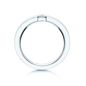 Spannring Infinity in Silber