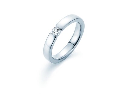 Spannring Infinity in Platin