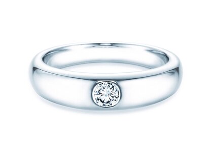 Solitärring Promise in 9K Weißgold mit Diamant 0,25ct