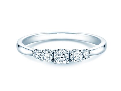 Diamantring 5 Diamonds