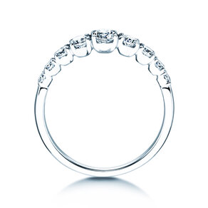 Diamantring 9 Diamonds in Weißgold