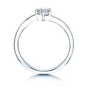 Solitärring Devotion in 9K Weißgold mit Diamant 0,50ct