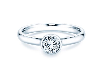 Solitärring Eternal in Silber