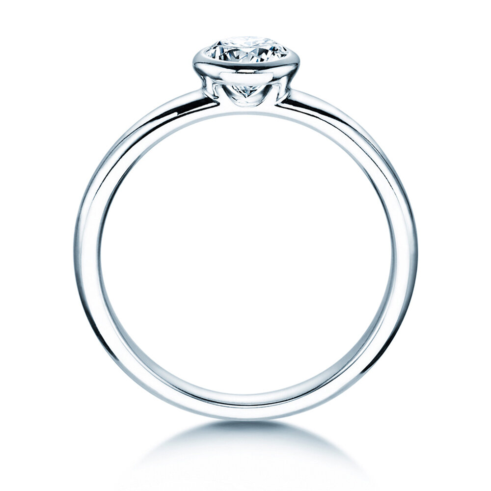 Solitärring Eternal in 18K Weißgold mit Diamant 0,75ct G/SI