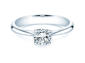 Solitärring Delight in 9K Weißgold mit Diamant 0,75ct