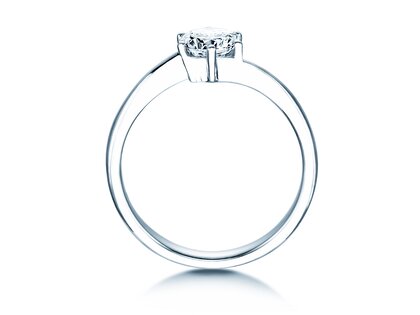 Solitärring Devotion in 9K Weißgold mit Diamant 0,75ct