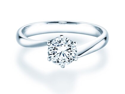 Solitärring Devotion in 9K Weißgold mit Diamant 1,00ct