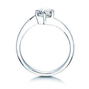 Solitärring Devotion in 9K Weißgold mit Diamant 1,00ct