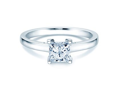 Diamantring Princess in 9K Weißgold mit Diamant 1,00ct