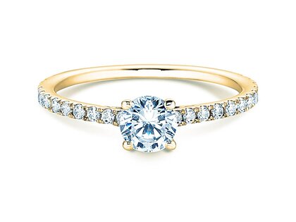 Diamantring Pure Diamond in 18K Gelbgold mit Diamanten 0,92ct G/SI