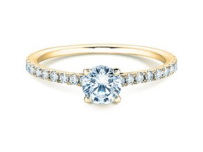 Diamantring Pure Diamond in 18K Gelbgold mit Diamanten 0,92ct G/SI