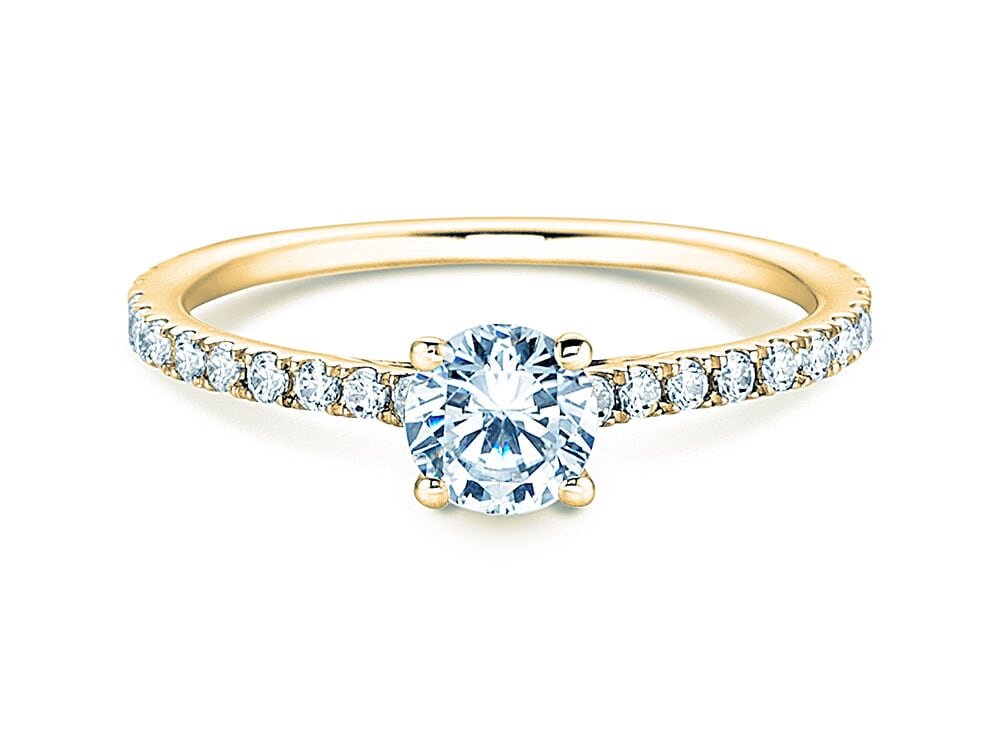 Diamantring Pure Diamond in 18K Gelbgold mit Diamanten 1,02ct G/SI