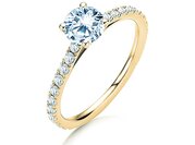 Diamantring Pure Diamond in Gelbgold