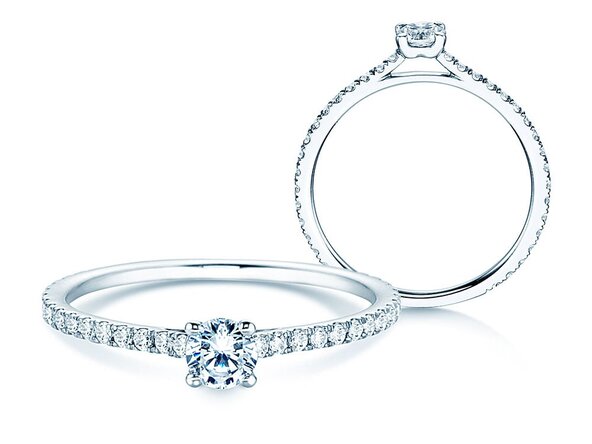 Ring Pure Diamond in Weißgold