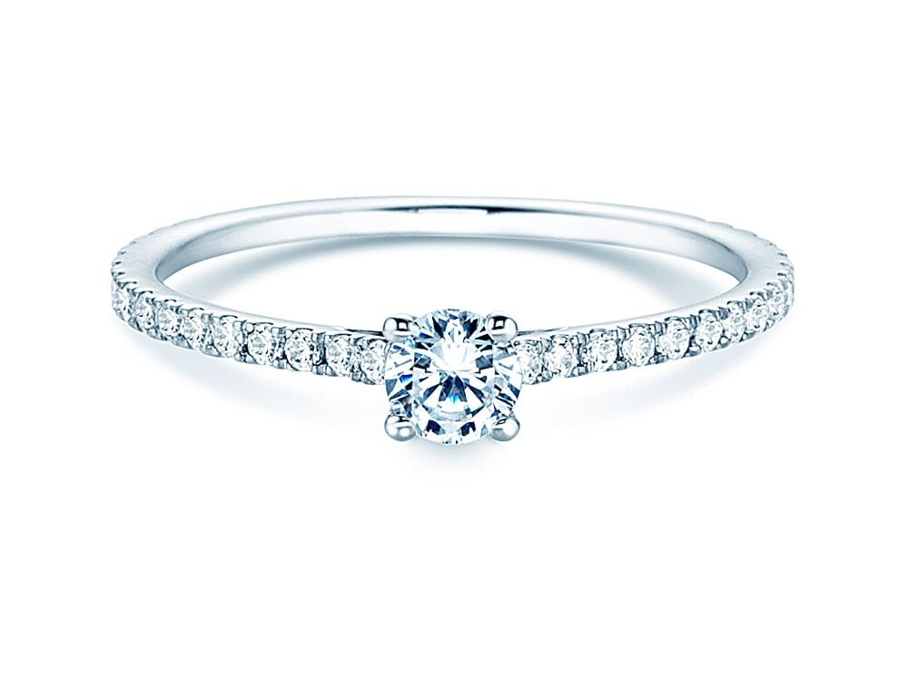 Diamantring Pure Diamond in 18K Weißgold mit Diamanten 0,54ct G/SI