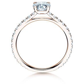 Diamantring Pure Diamond in Roségold