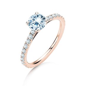 Diamantring Pure Diamond in Roségold