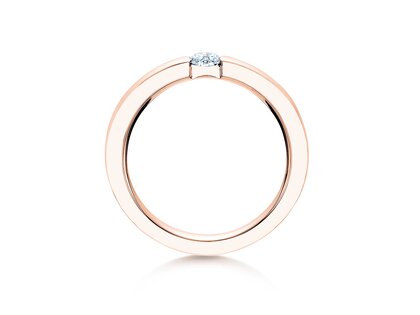 Spannring Infinity in Roségold