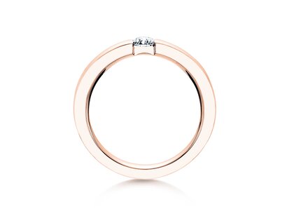 Spannring Infinity in Roségold