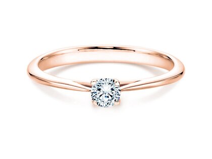 Solitärring Delight in Roségold