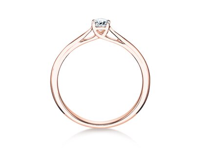 Solitärring Delight in Roségold