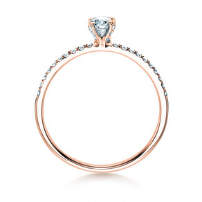 Diamantring Grace in 18K Roségold mit Diamanten 0,70ct