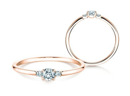 Ring Vivid Petite Diamond in Roségold