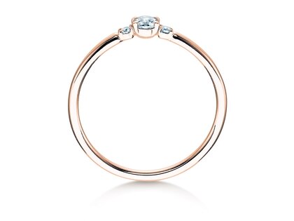 Ring Vivid Petite Diamond in Roségold