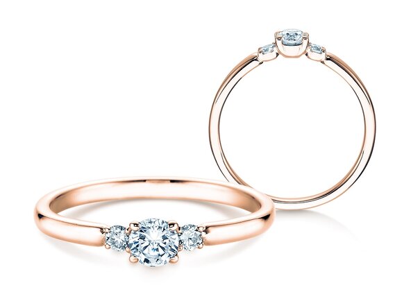 Ring Vivid Petite Diamond in Roségold