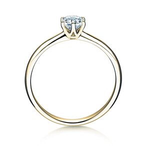 Solitärring Spirit in Gelbgold