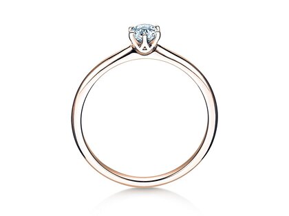 Solitärring Spirit in Roségold