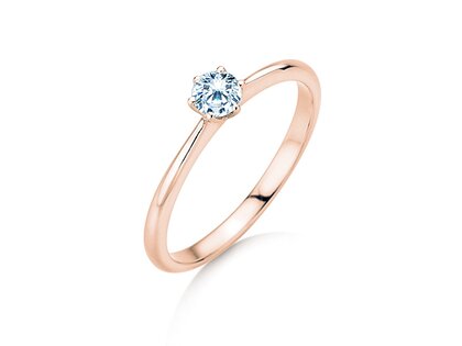 Solitärring Spirit in Roségold
