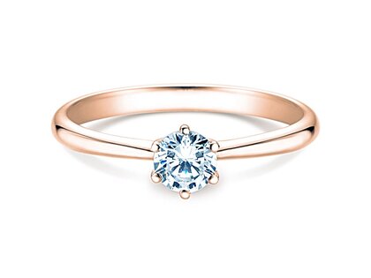Solitärring Spirit in Roségold