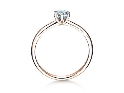 Solitärring Spirit in Roségold