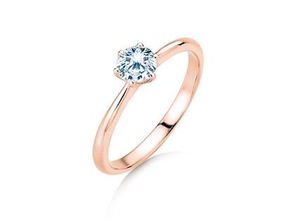 Solitärring Spirit in Roségold