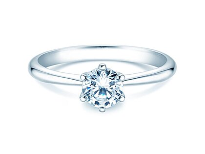 Solitärring Spirit in 9K Weißgold mit Diamant 1,00ct