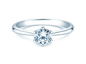 Solitärring Spirit in 9K Weißgold mit Diamant 1,00ct