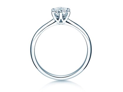 Solitärring Spirit in 9K Weißgold mit Diamant 1,00ct