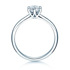 Solitärring Spirit in 9K Weißgold mit Diamant 1,00ct