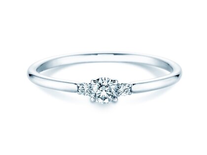 Ring Vivid Petite Diamond in Platin