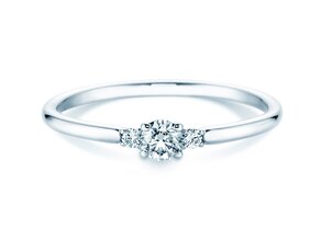 Ring Vivid Petite Diamond in Platin