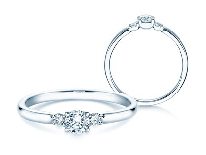 Ring Vivid Petite Diamond in Weißgold