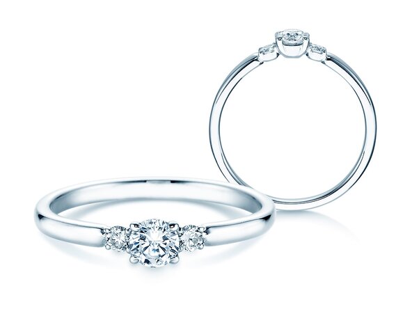 Ring Vivid Petite Diamond in Weißgold