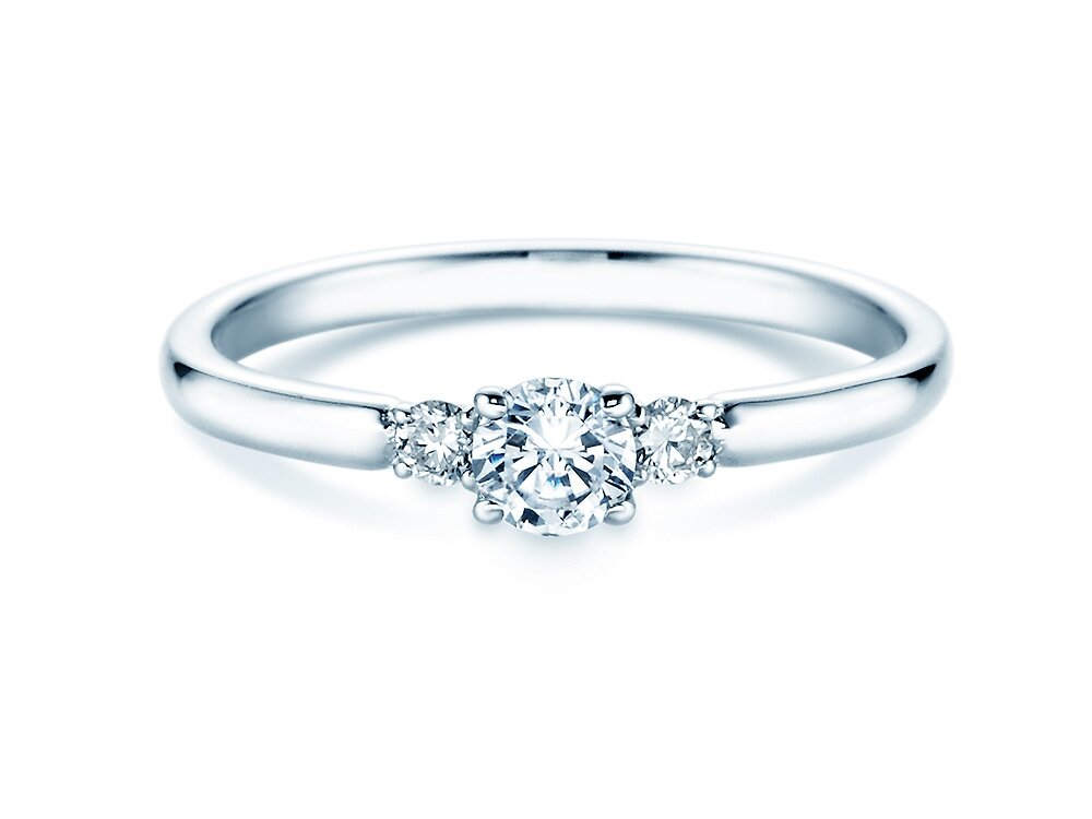 Diamantring Vivid Petite Diamond in 9K Weißgold mit Diamanten 0,30ct G/SI