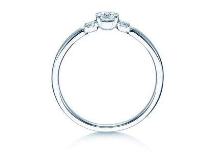 Ring Vivid Petite Diamond in Weißgold